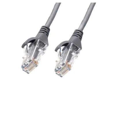4Cabling 0.25m CAT6 Ultra Thin LSZH Ethernet Cable – Grey | High-Density 10G Patch Lead (SKU: 004.004.9001)
