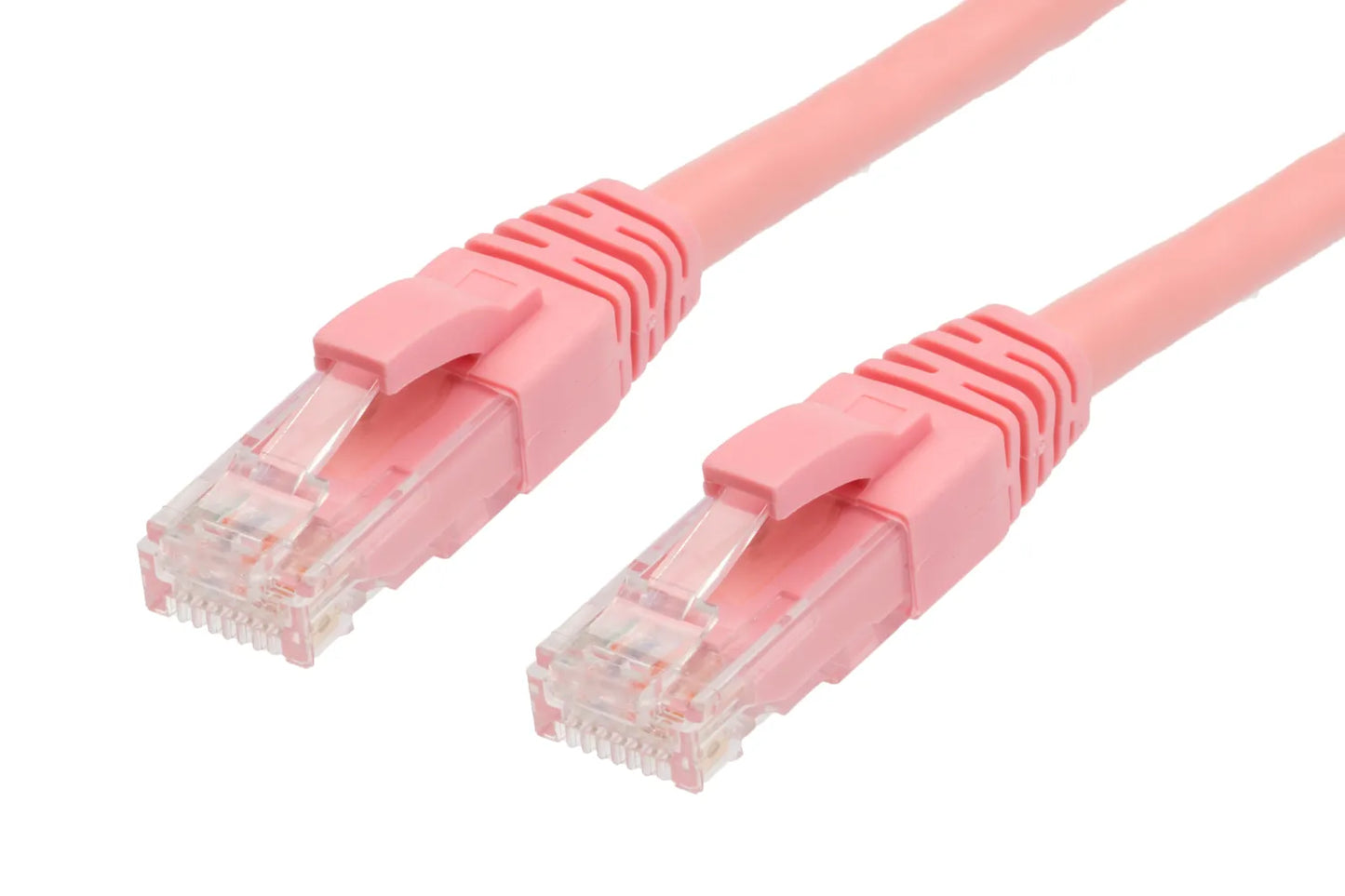 20m CAT6 RJ45 Ethernet Network Cable Pink – 10Gbps 250MHz Bare Copper Patch Lead with Gold-Plated Connectors & Snag-Free Boots
