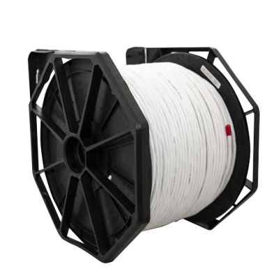 GlobalCable 6 Core 14/0.20 Unscreened Security Cable – 300m White Roll