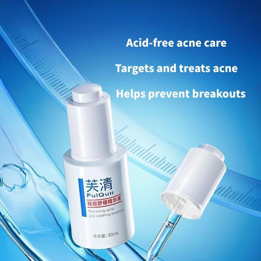 Ful Qun anti-acne soothing serum bottle with dropper, 30 ml