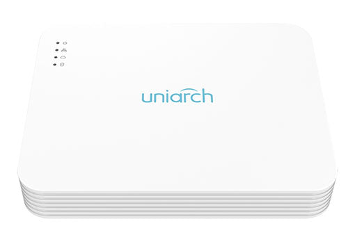 Uniarch Surveillance Kit with 2x Uniarch 5MP Turret CCTV IP Camera and 4CH NVR with PoE Switch plus 2TB HDD