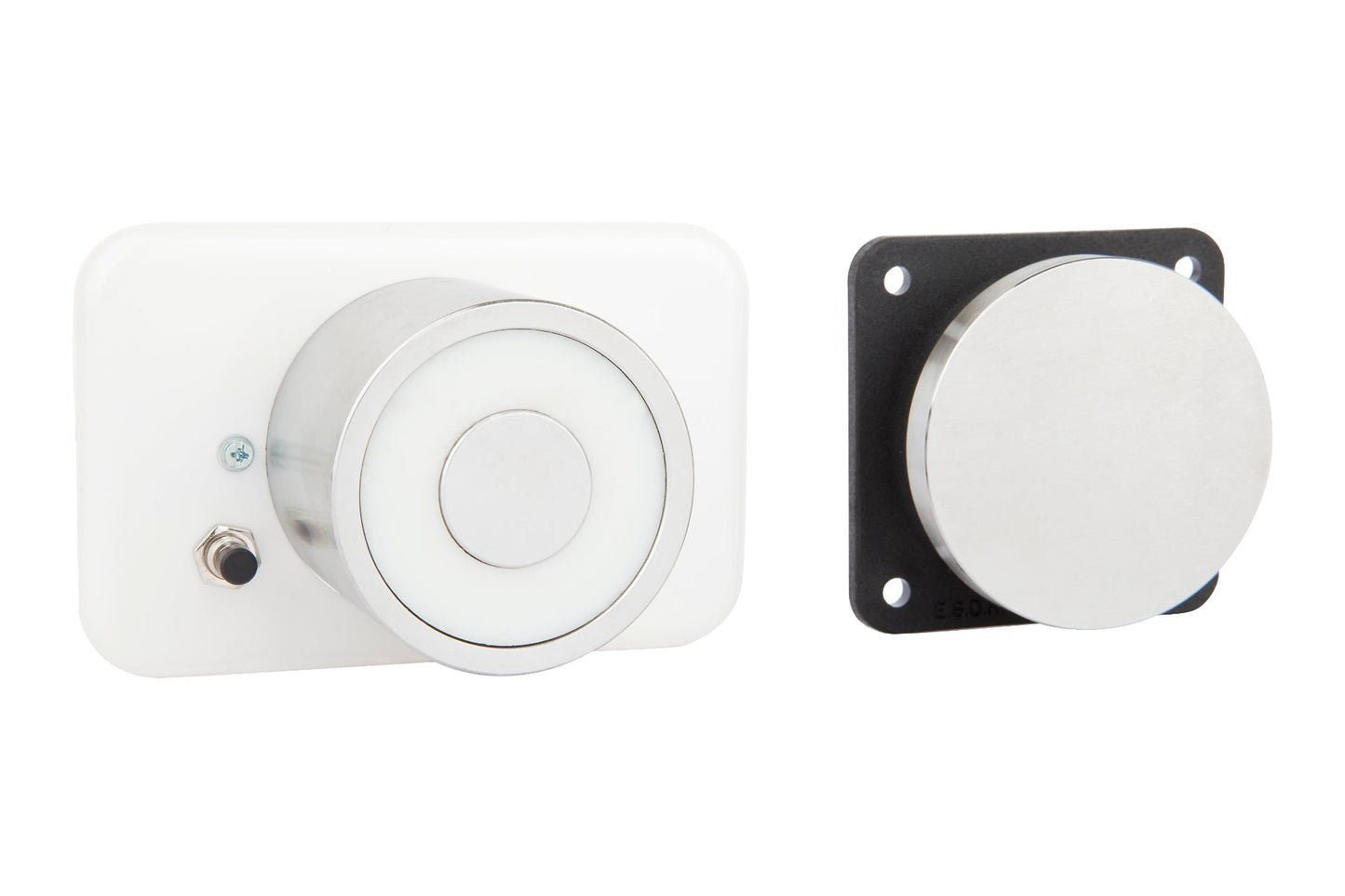 LOX 35771 | Heavy Duty 24VDC Wall-Mounted Magnetic Door Holder – 50 kg Holding Force – Manufacturer’s Warranty Applied