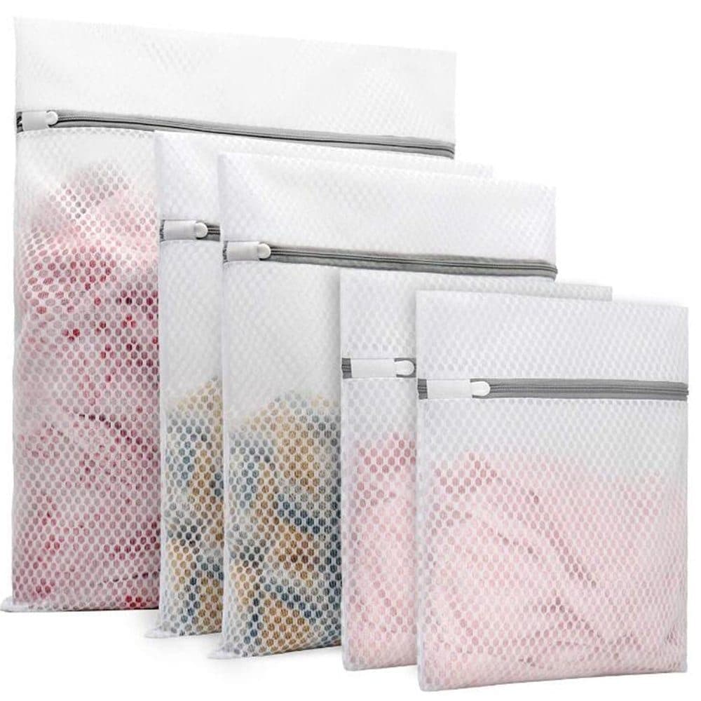 3-Pack Laundry Bag for Washing Machine and Dryer, Travel Storage Net, Medium