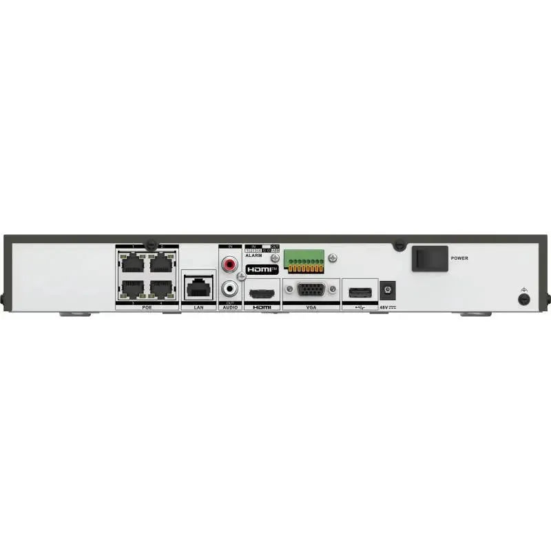 Hikvision DS-7604NI-I1-4P 4 Channel PoE CCTV NVR 4K 4TB Hard Drive (Replaced by DS-7604NI-M1/4P)