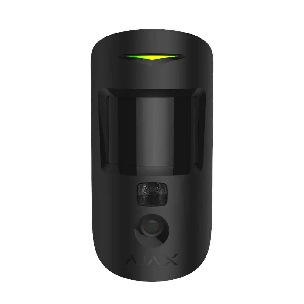 AJAX#30652 Ajax MotionCam Jeweller Wireless PIR Motion Detector with Photo Verification – White / Black | Indoor Security Sensor