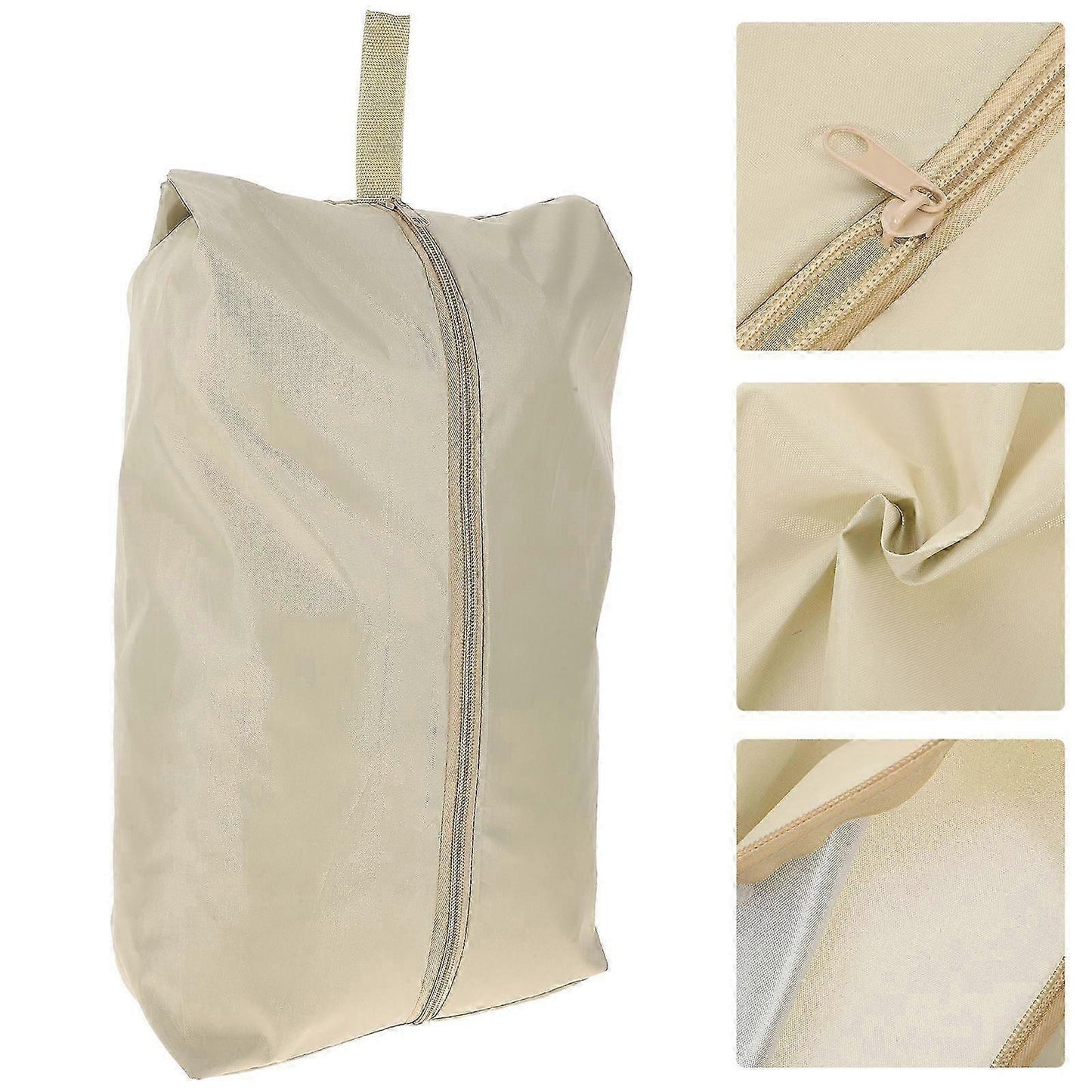 4pcs Travel Packing Cubes with Zipper Shoe and Clothes Bags for Luggage