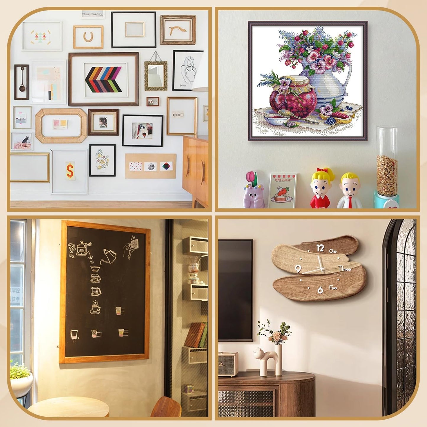 50 Sets Sawtooth Picture Hanger, Picture Frame Hangers with Screws for Photos Canvas Clock Wood Frame Hardware Metal Hook Hanging Artwork Home Decoration (Black)
