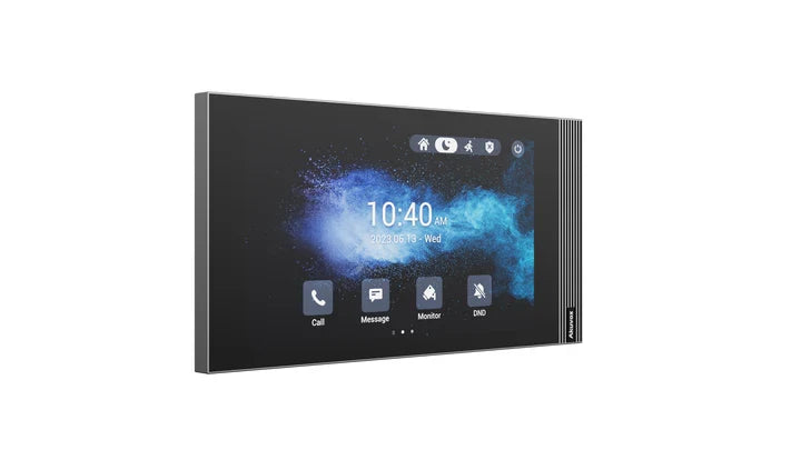 Akuvox 7″ Linux Indoor Monitor – Compact SIP Intercom, Touchscreen, PoE/12V Power, Surface Mount (Grey) SKU:S562-SEC