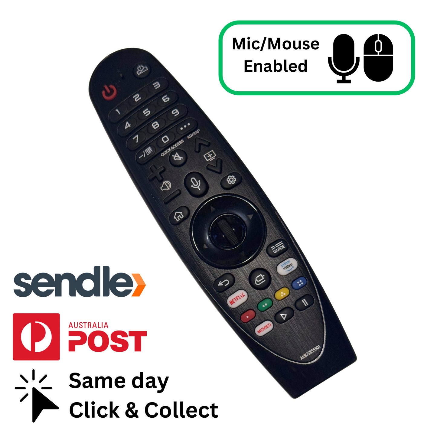 LG 65UM7450PVA Remote (AN-MR20GA AKB75855501)