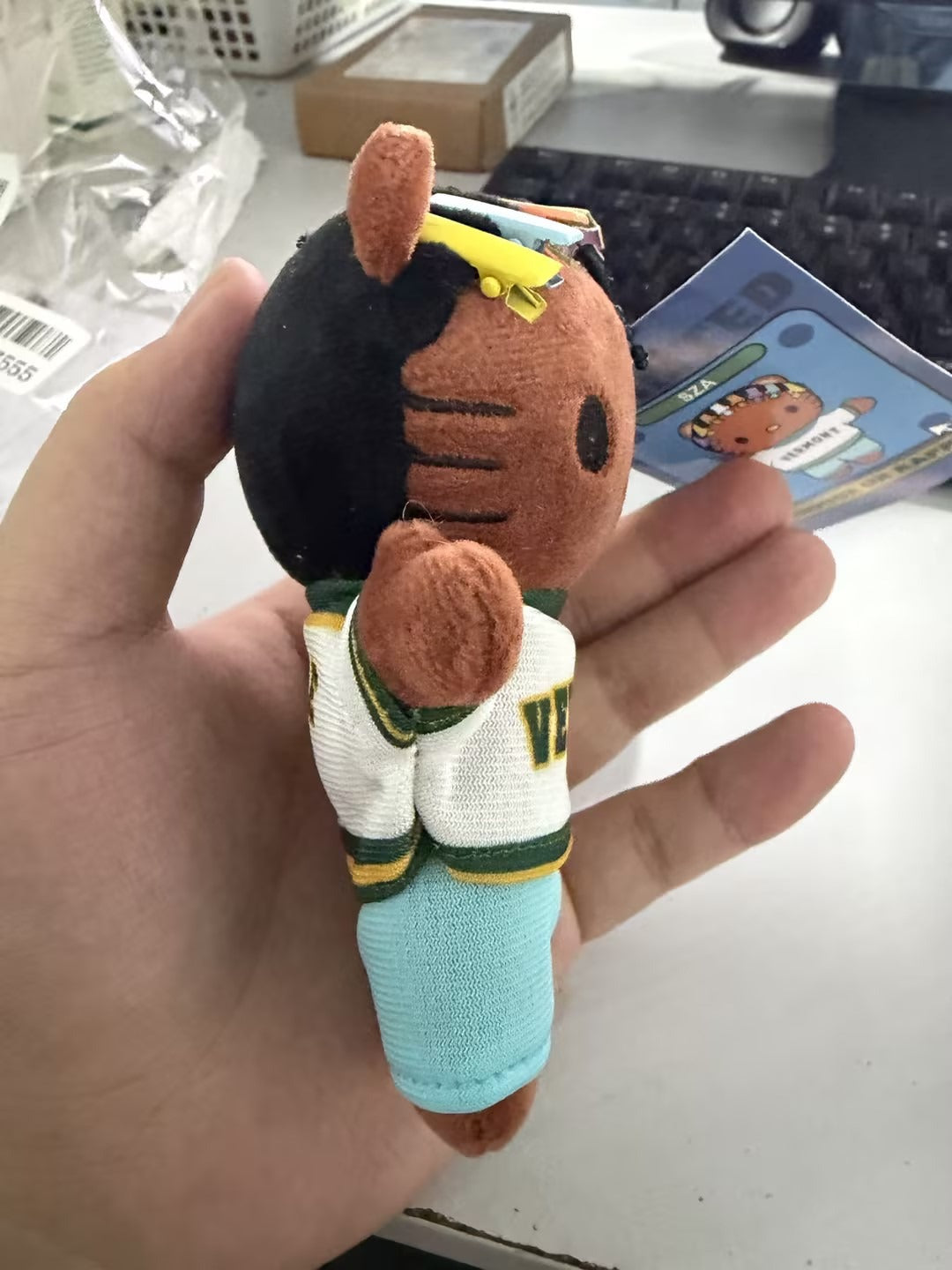 Y2K Pop Culture Kitty Plush Trendy Streetwear Feline Mascot Plush 13cm