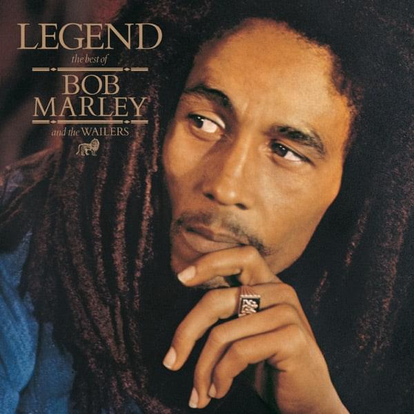 Legend Bob Marley vinyl album cover with portrait and title text