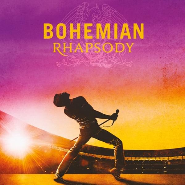 Album cover with yellow title and musician silhouette against sunset background