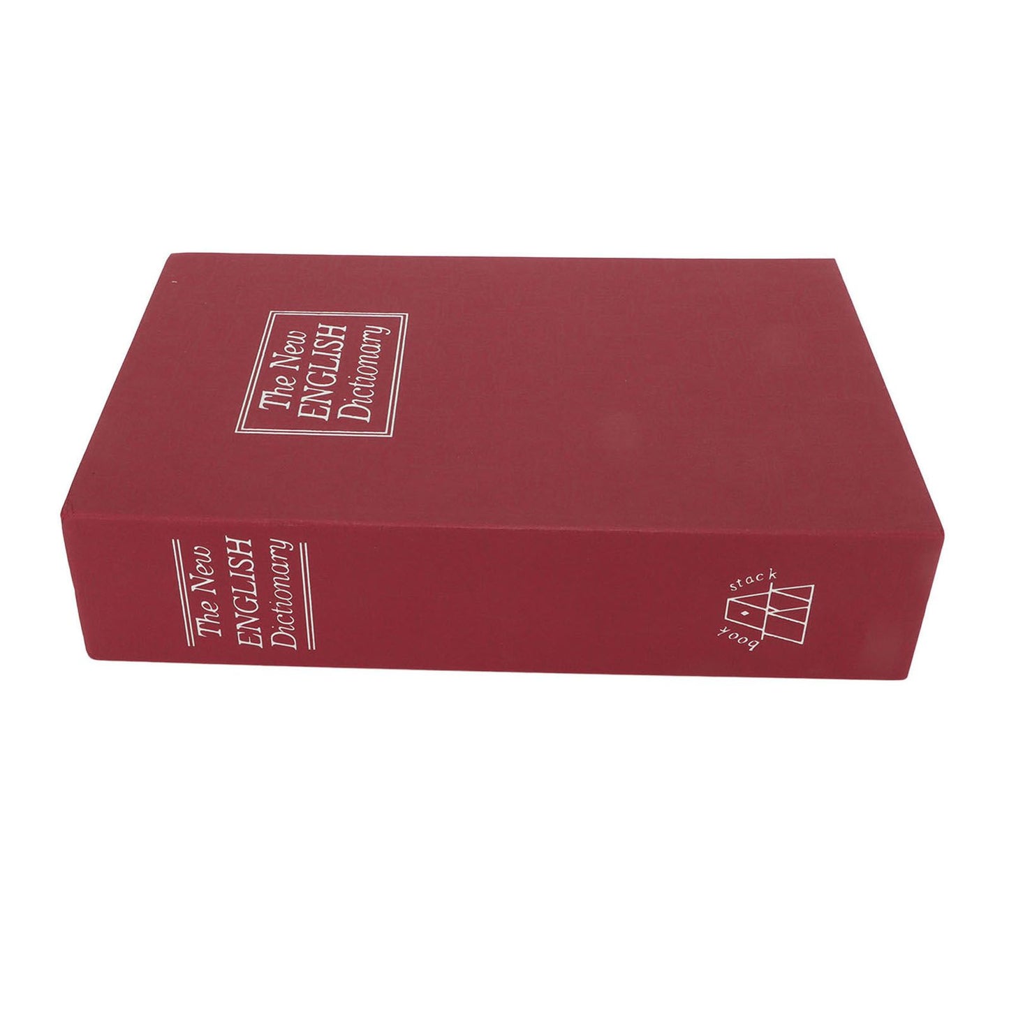 Book Safe Small Diversion Book Safe Storage Lock Box Money Coins Cards Hiding Box with Combination Lock Red