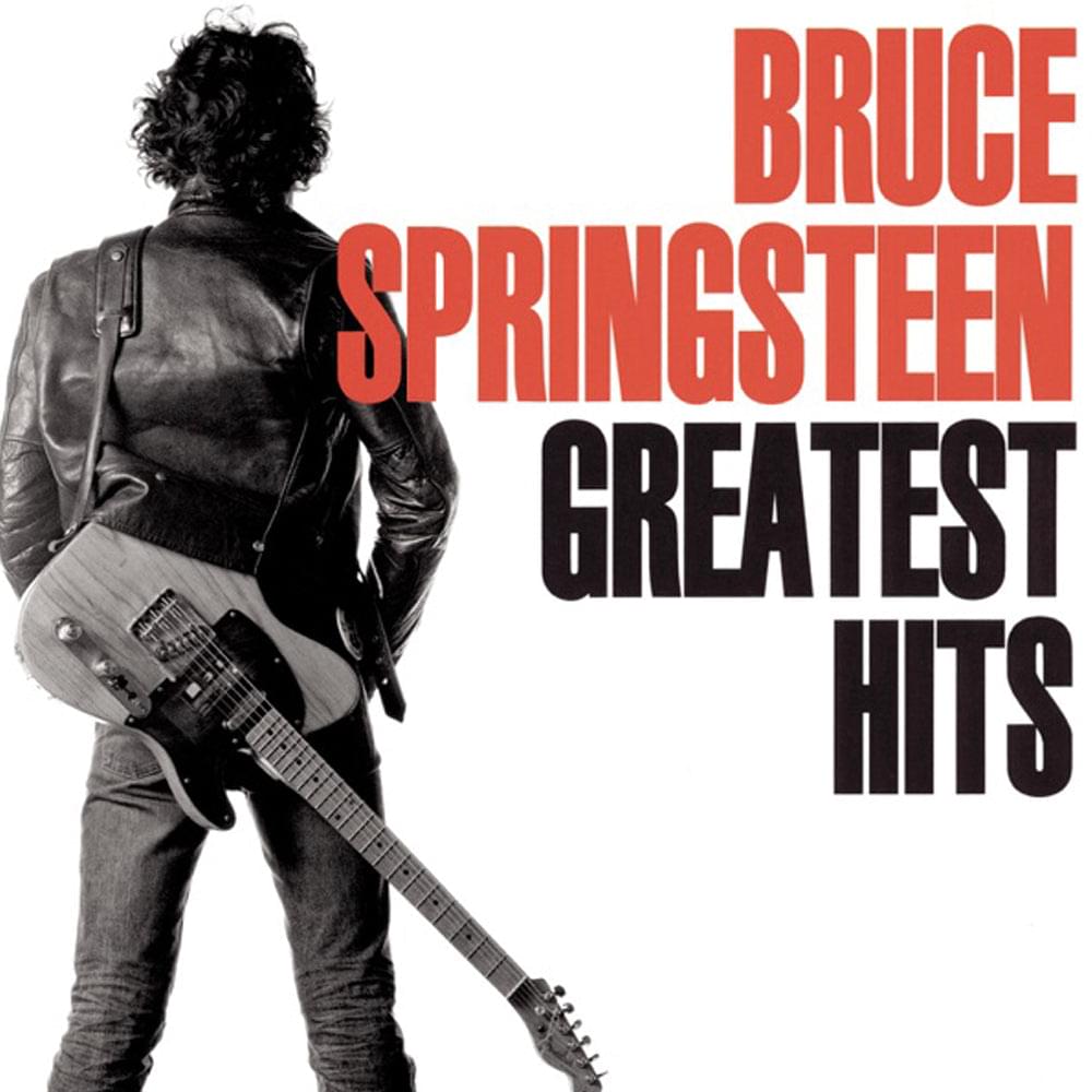 Vinyl album cover artwork with rock musician holding electric guitar