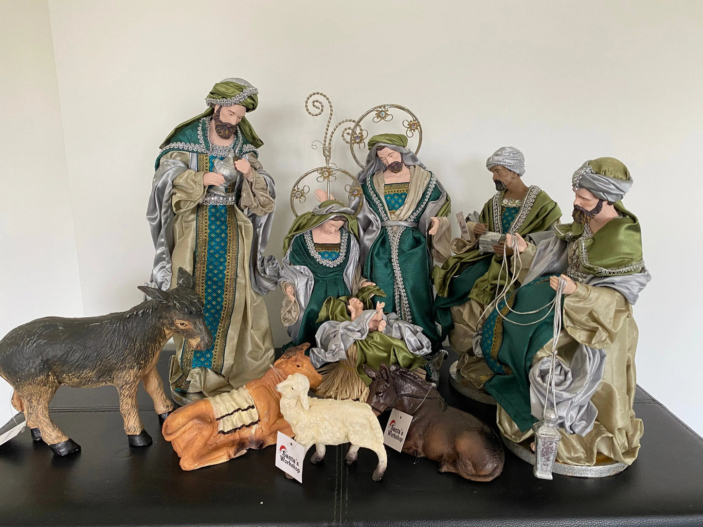 Christmas Nativity manger -51 cm including barn animals