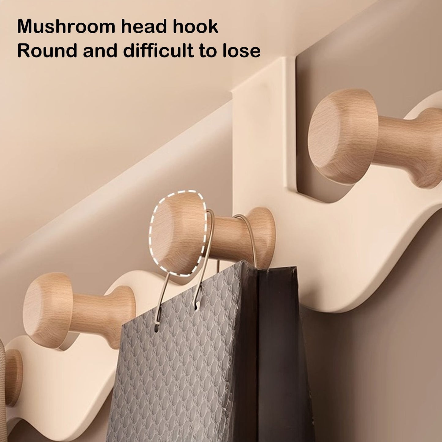 Darzheoy Wall Mounted Coat Rack with Shelf, 14 inches White Wood Floating Shelf for Entryway, Bathroom, Bedroom L
