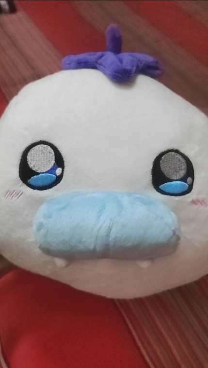 Eggplant Seal Plush Toy Inspired by Sleepy Princess in the Demon Castle Anime Kawaii 20cm