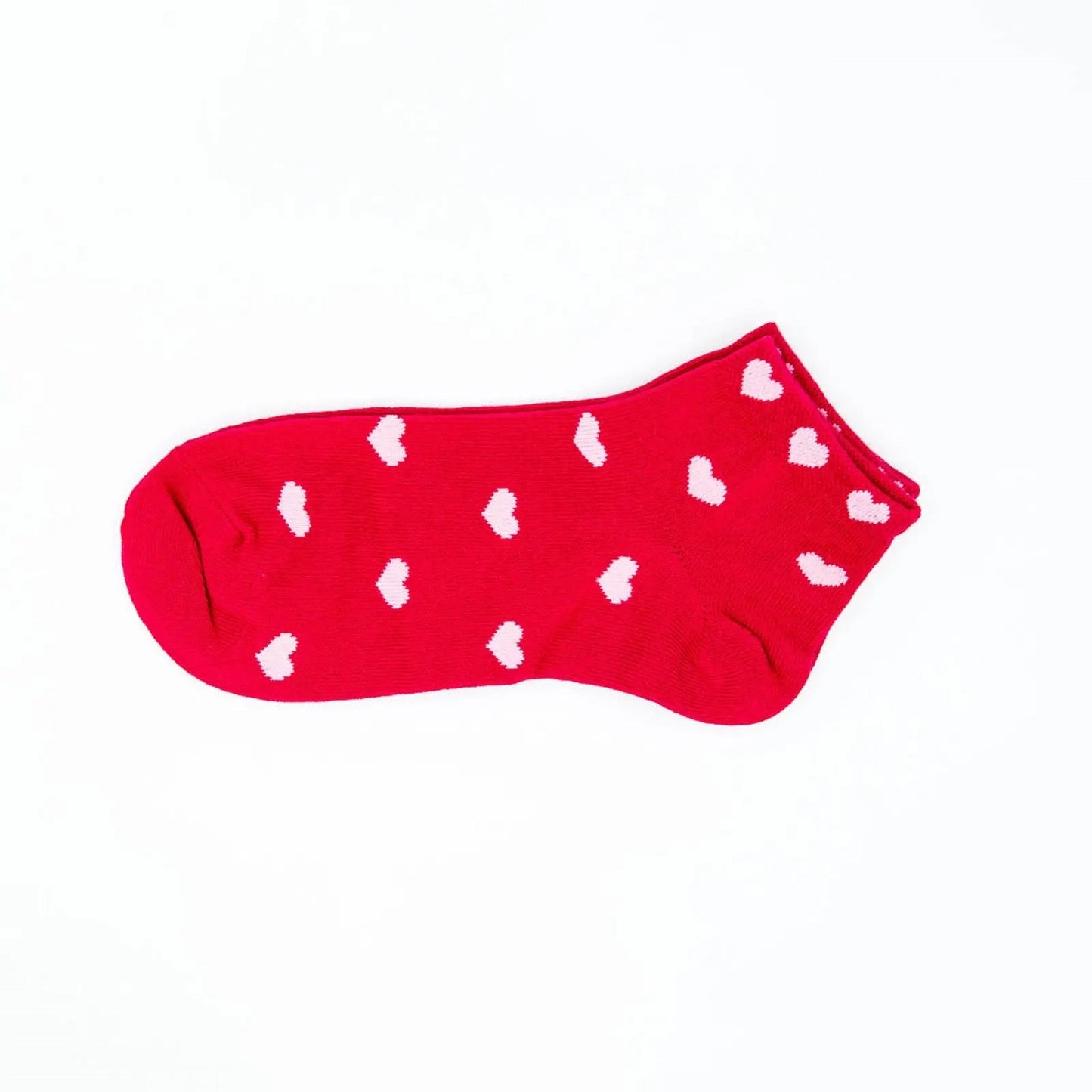 Low Cut 3 Pairs Women Heart Cotton Socks