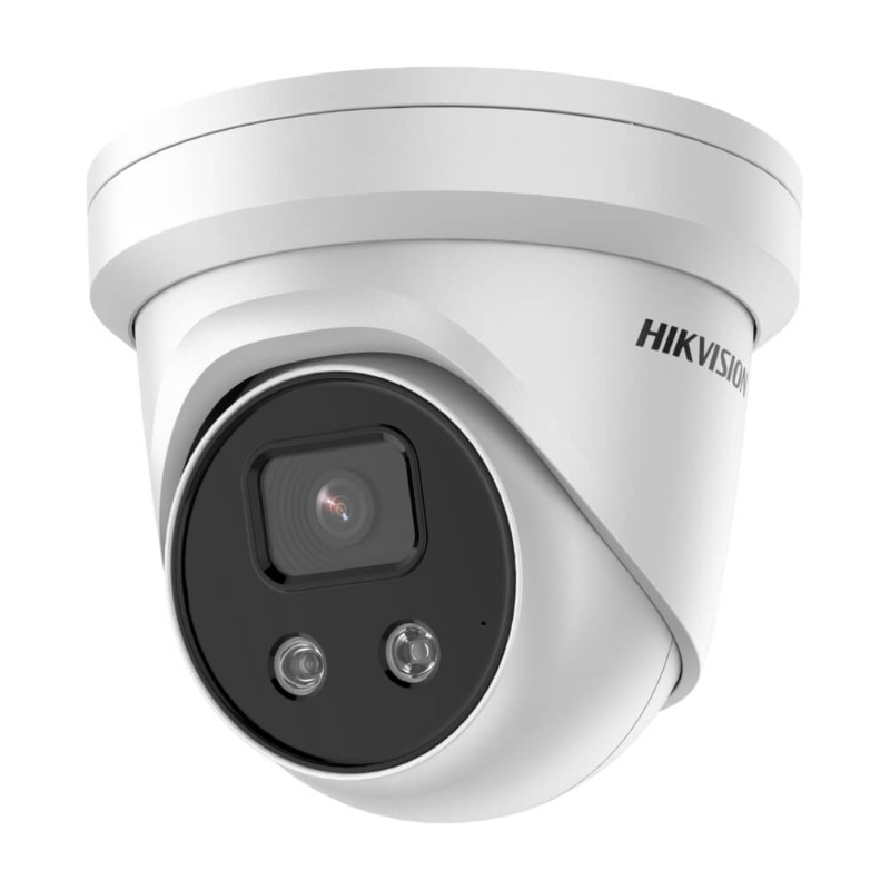 Hikvision 6MP 4-Camera CCTV Security Kit with 4-Channel PoE NVR | DS-2CD2366G2-I(U) + DS-7604NI-M1/4P + HDD | AcuSense AI, Audio, IP67, DarkFighter
