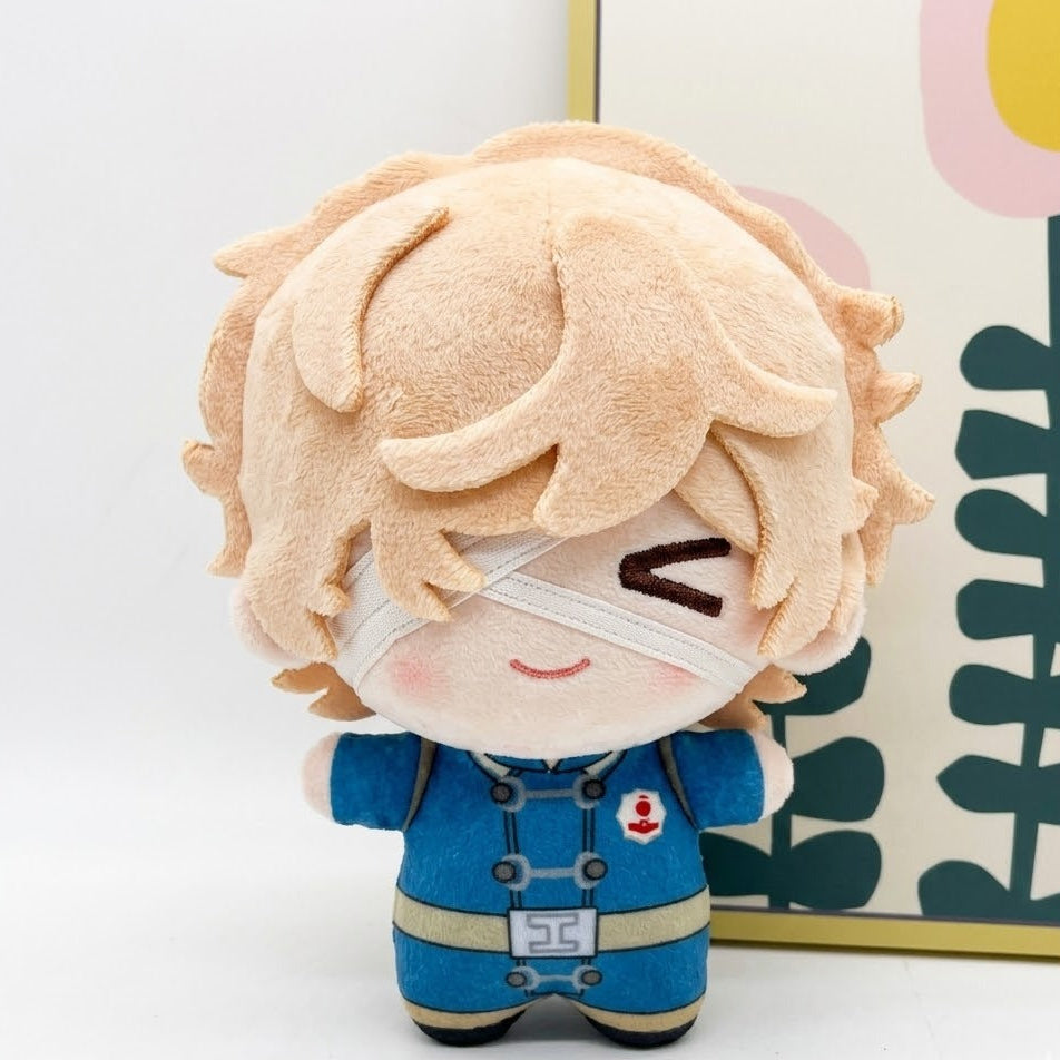 Florian Brand Plush Fire Investigator Plush Multiplayer Survival Horror Game Handmade Plush 10cm