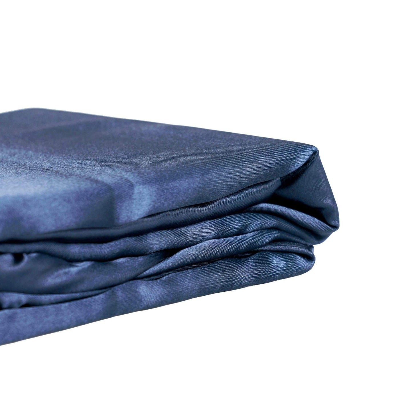 Satin Quilt Cover - Navy Blue - King Size