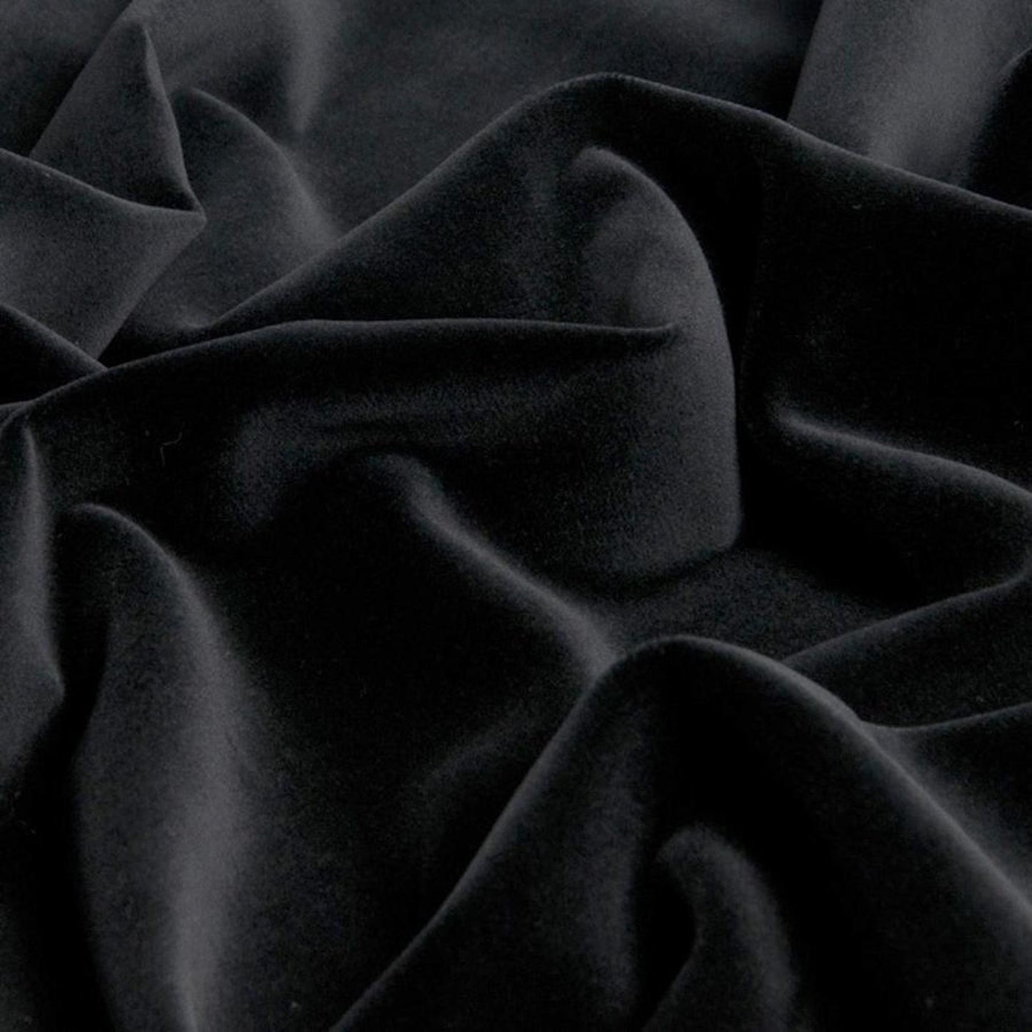 Dark velvet fabric close-up with plush faux fur texture for European pillowcases