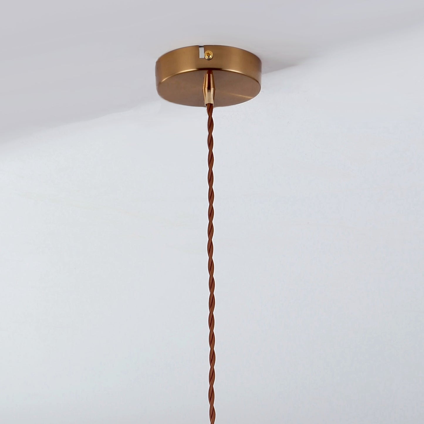 Jenna Vintage Scallop Edge Glass Pendant Light