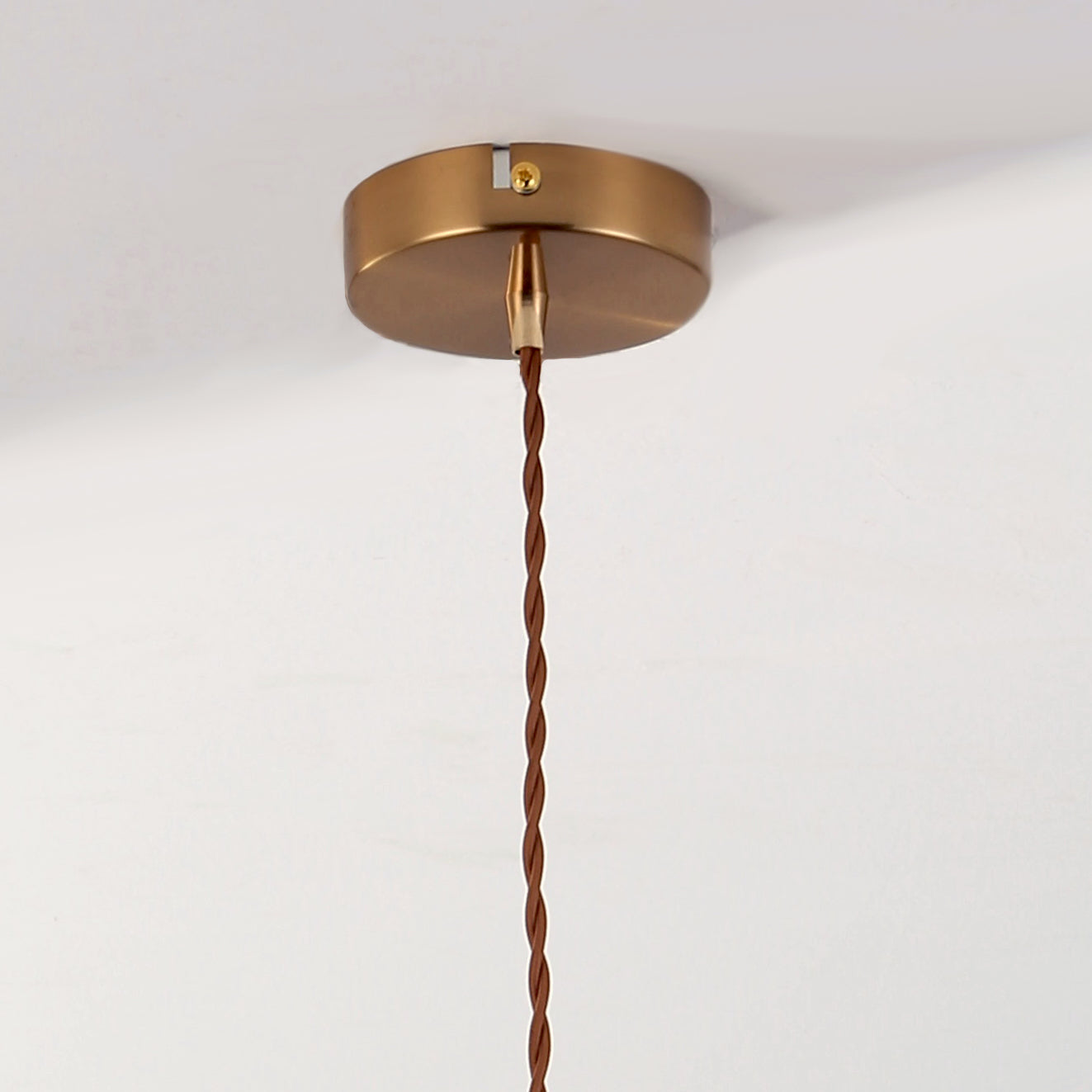 Mia Vintage Scallop Edge Glass Pendant Light