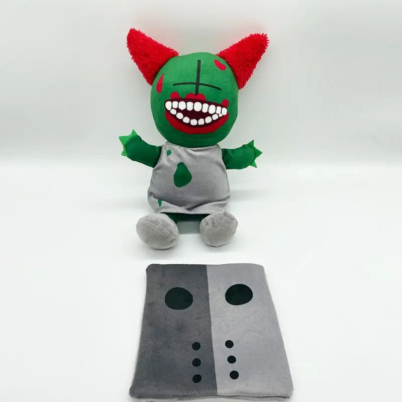 Tricky the Clown Plush - Removable Mask Clown Villain Plush Handmade Plush 22cm