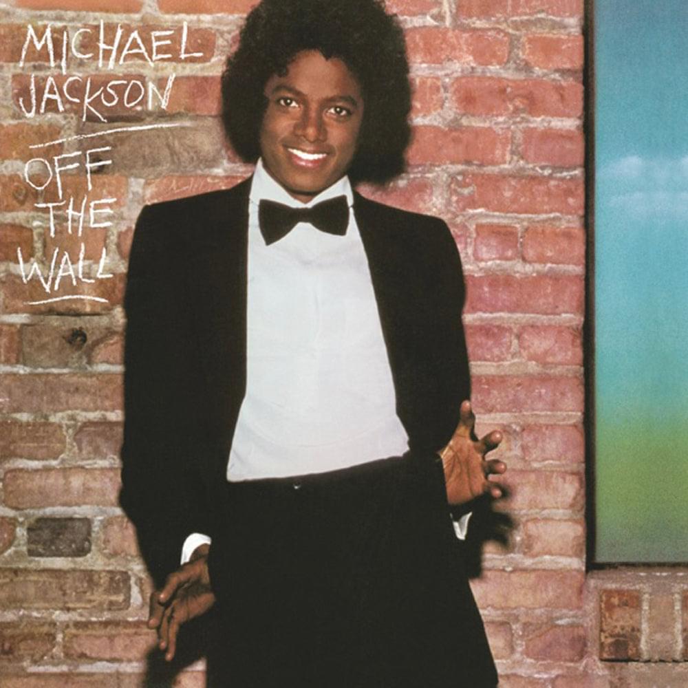Michael Jackson Off the Wall album cover artwork with figure in tuxedo