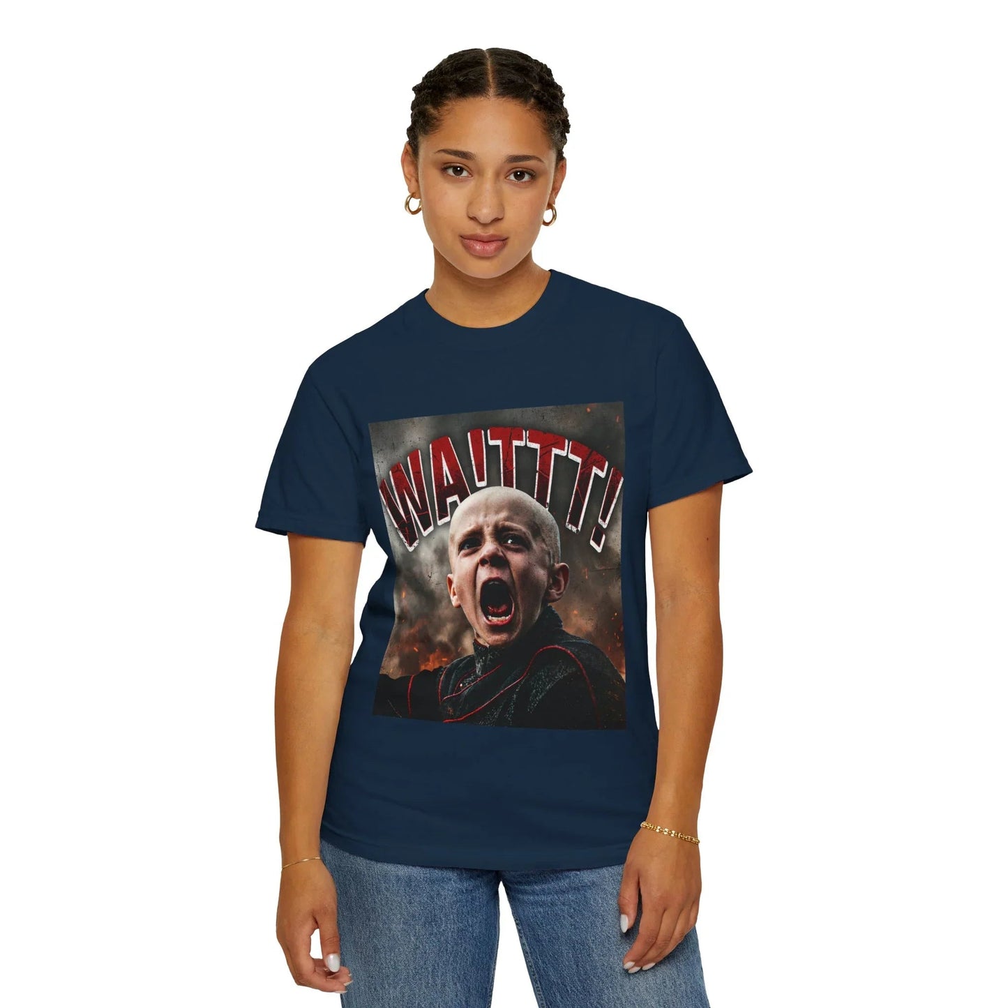 Wait! Aegon Egg Targaryen Meme T-Shirt - A Knight of the Seven Kingdoms Dunk and Egg Graphic Tee