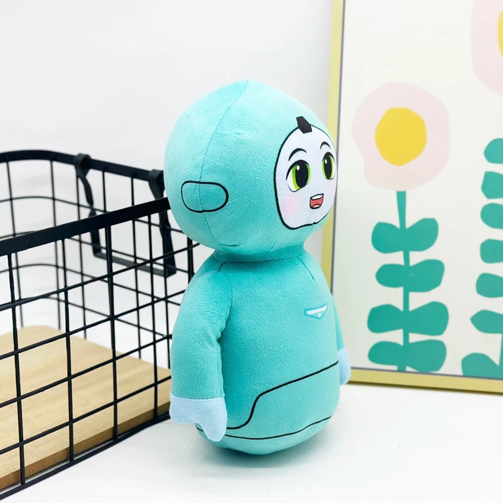 Moxie Plush Toy Fan Art Robot Companion Stuffed Animal Gift for Kids 25cm
