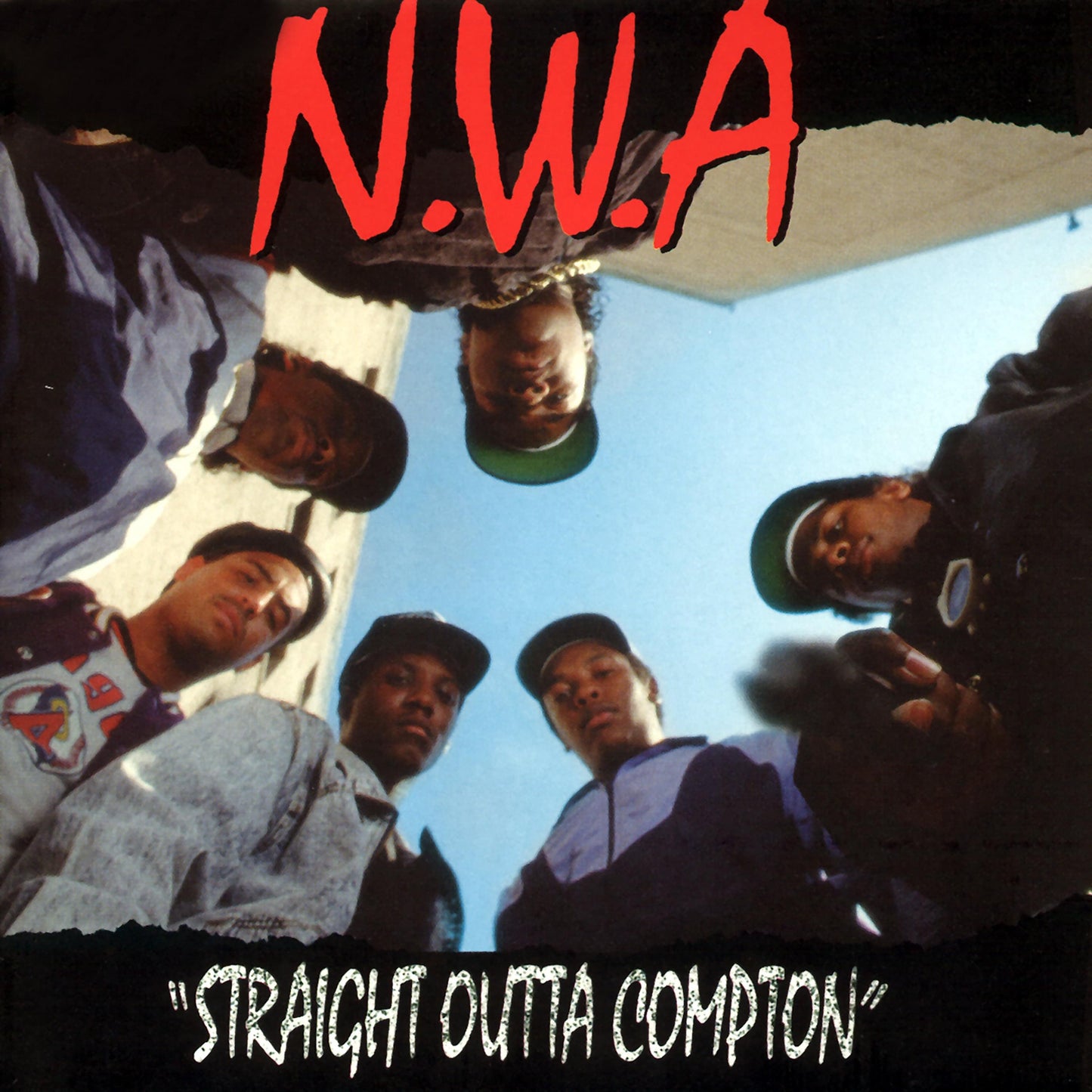 N.W.A. Straight Outta Compton vinyl album cover art