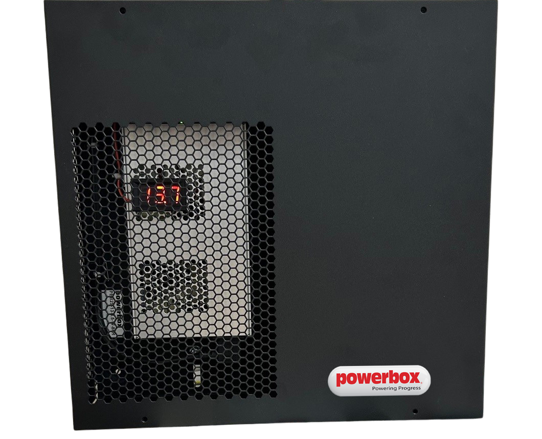 Powerbox PBSC-123-10DM Integrated Security Cabinet with Battery Charger, 12VDC 3.5A, Wall Mount – SKU: PBXPBSC-123-10DM