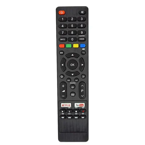 Kogan remote control with button keypad and app shortcuts, black