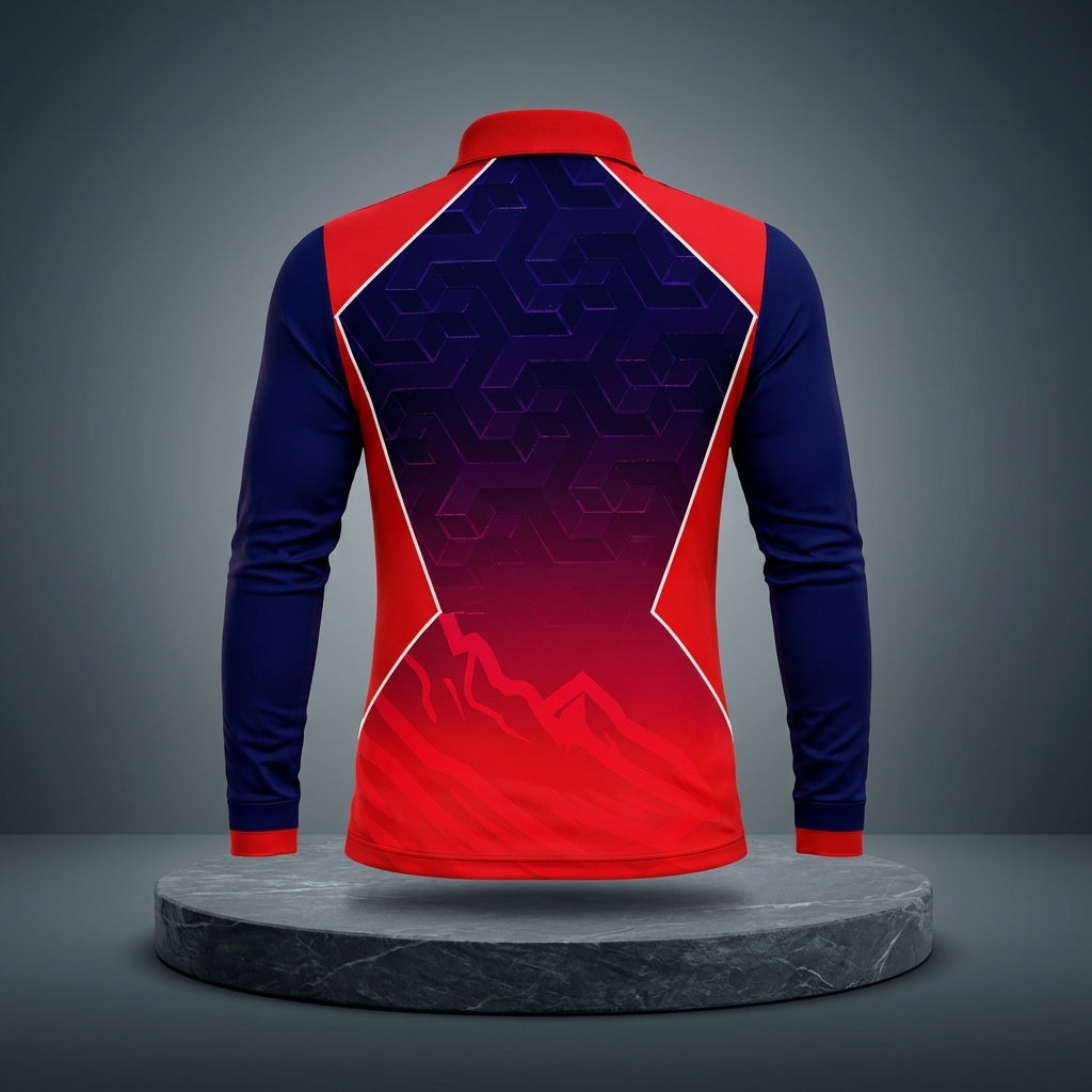 Nepal Cricket Long Sleeve Supporters Jersey