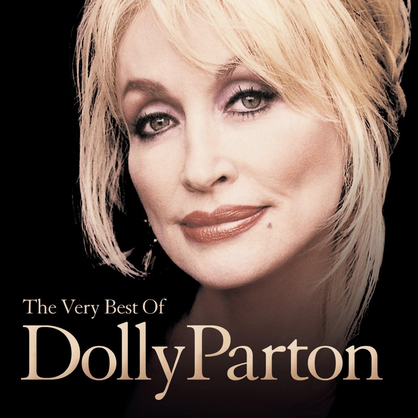 CD album cover with blonde portrait and 'The Very Best Of Dolly Parton' title text