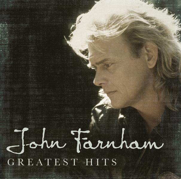 John Farnham Greatest Hits CD album with artist portrait and album title text