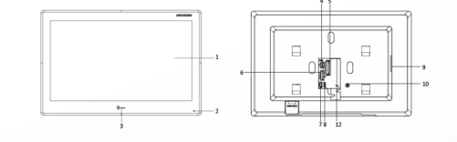 Hikvision DS-KH9510-WTE1(B) IP Video Intercom Indoor Station – 10.1” Touchscreen with Android System for Integrated Security Control room station