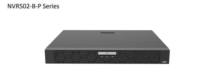 Uniview NVR502-16B-P16 Series Network Video Recorder | 16 Channel PoE NVR with Ultra 265/H.265 Support, 4K HDMI Output, Smart Detection & Cloud Upgrade