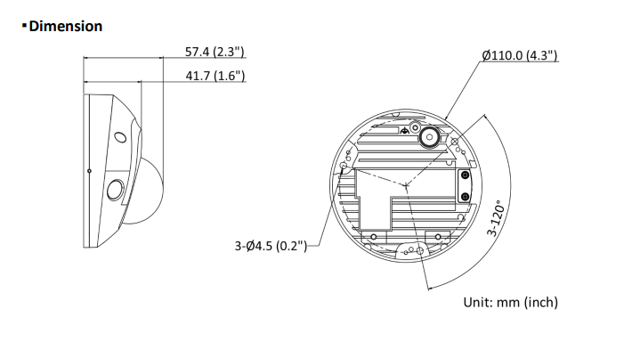 Hikvision DS‑2CD2566G2-I(S) – 6 MP AcuSense Mini Dome Network Camera, EXIR IR, IP67, IK08, Audio & Alarm Interface