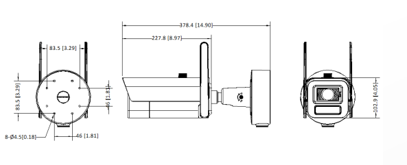 Hikvision iDS-2CD7A46G2/P-IZHS(Y) 4MP DeepinView ANPR Moto Motorised Varifocal Bullet Camera – DarkFighter 2.0, 150dB WDR, H.265+, IP67/IK10