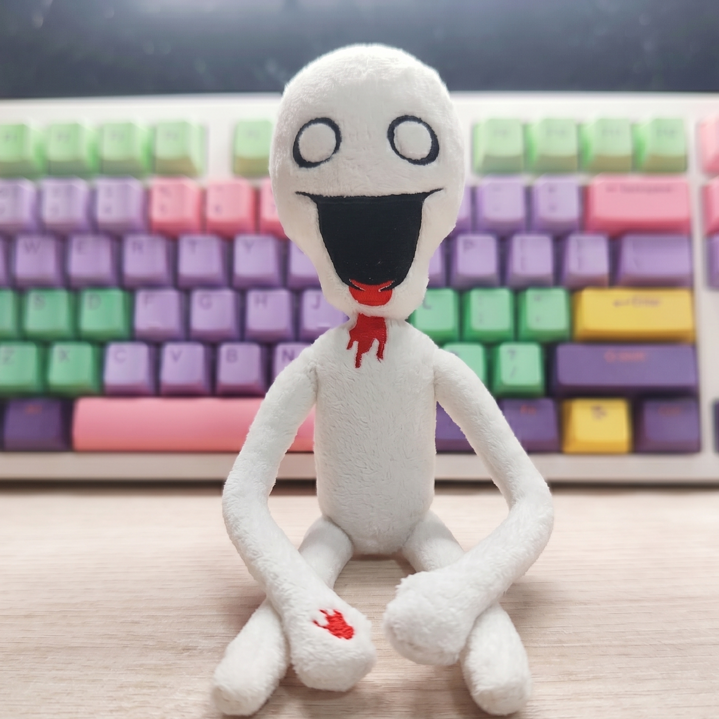 SCP 096 Shy Guy Plush Horror Game Handmade Plush 30cm