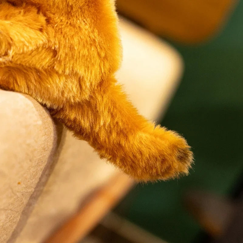 Lifelike 25cm Fox Plush - Realistic Foxy Toy with Soft Synthetic Fur