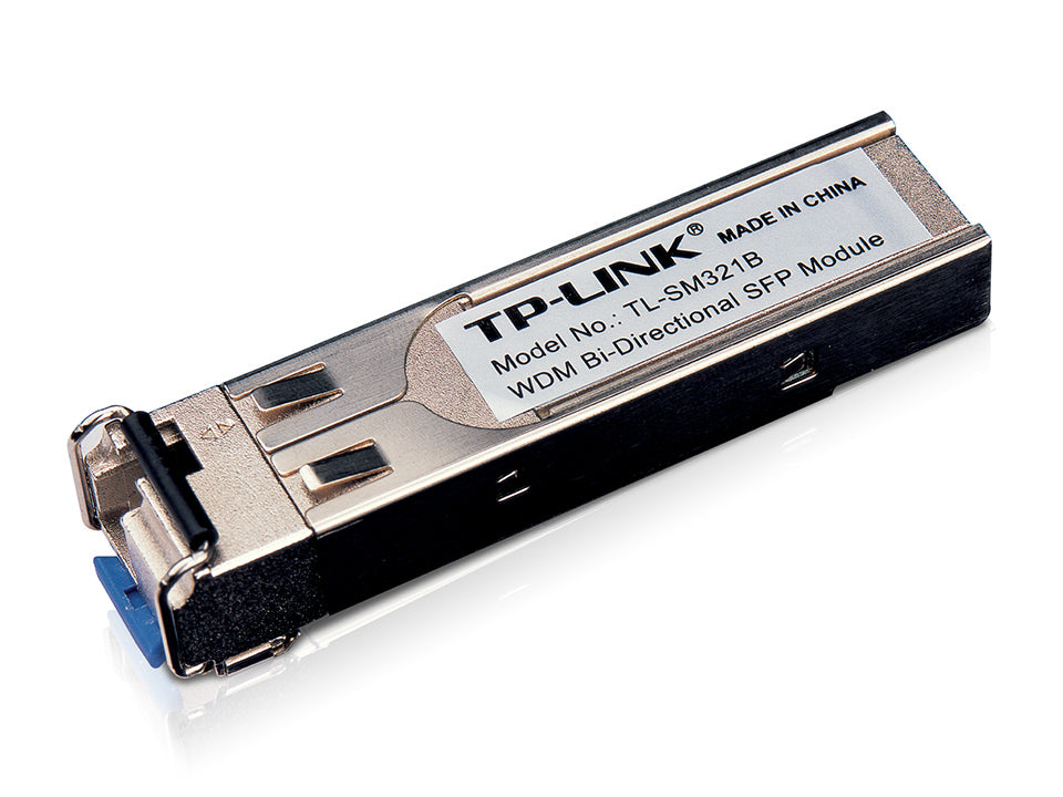 TL-SM321B | TP-Link Omada 1000Base-BX WDM Bi-Directional SFP Module – 10km LC Simplex Transceiver