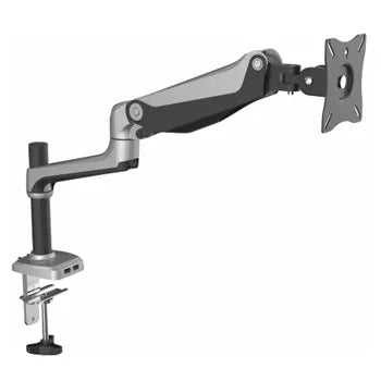 ULTRA, Gas Assist, Monitor bracket, Articulated arm, Desk mount, Polished, Suits LCD from 12" (30cm) - 27" (67.5cm), 9kg holding force, With desk clamp & bolt through optionsPart Number: ULT-MB03DM-112