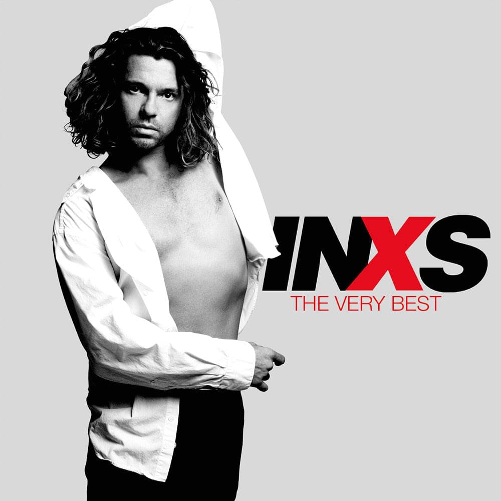 INXS The Very Best CD album cover with monochrome portrait and INXS title