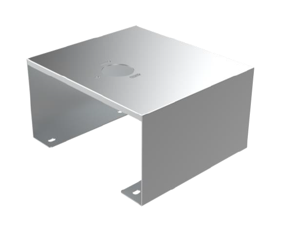 UNIVIEW UNVEP-S21 Mounted Bracket Base – Silver Iron (2.55 kg) – Suits OET-213H-BTM32 Cameras