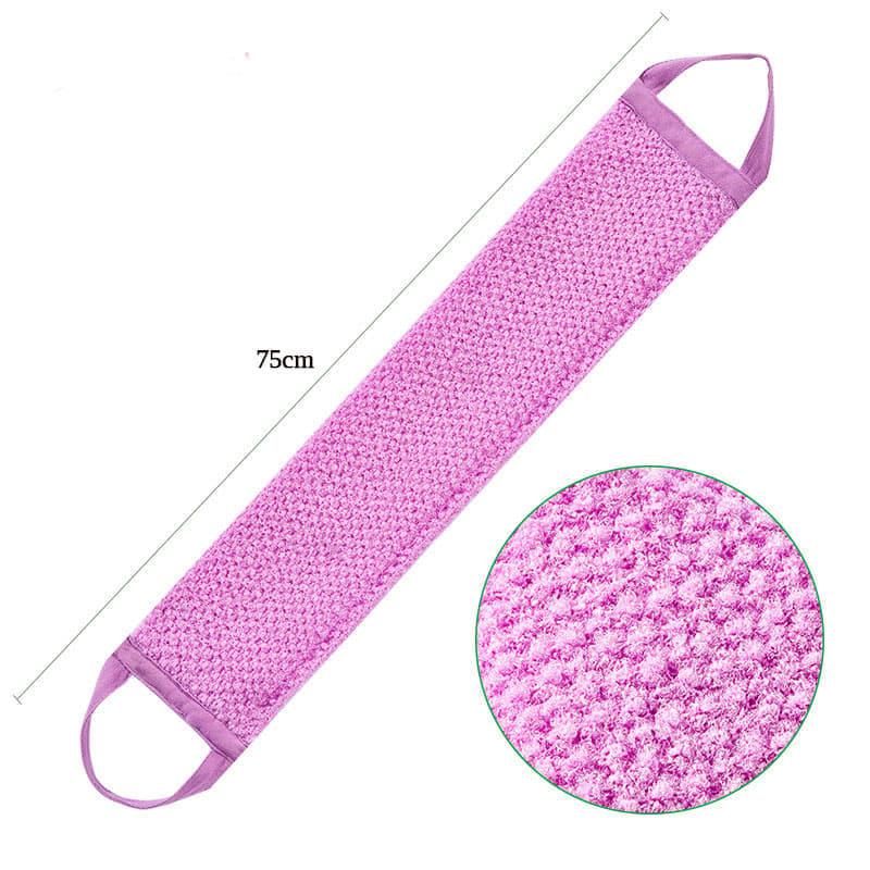 Exfoliating Body Scrub & Back Scrub for Shower, Deep Cleansing, Easy Assembly, Smooth Washing