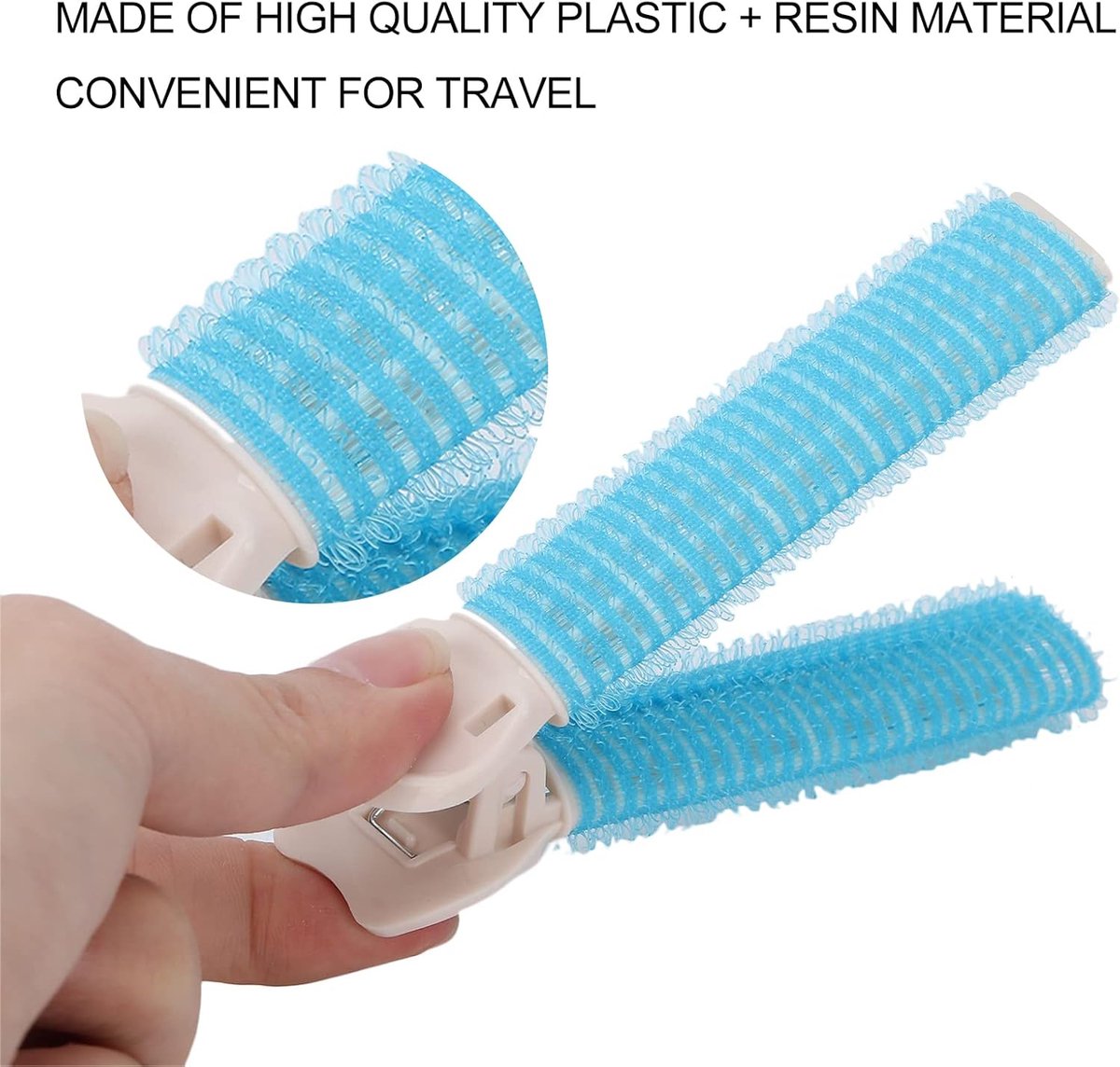 Volume Clips - 10 Pieces - Hair Clips - Hair Rollers - Heatless Curls - Curls Without Heat - Adhesive Rollers - Fixing Clip - Rollers - Curlers - Self-Adhesive - Heatless Curls - Volume Clips - For All Hair Types - No Damage to the Hair